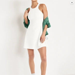 Old Navy Powersoft Racerback Athletic Mini Dress - White